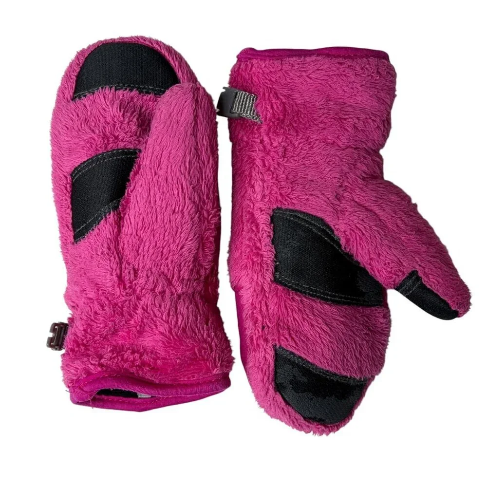 HEAD Thermalfur Fleece Mittens Pink Purple Size XS - Small